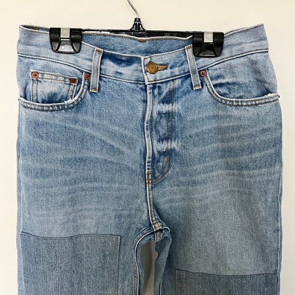 B SIDES Women's Straight Leg Jeans - Light Blue - Picture 4 of 7